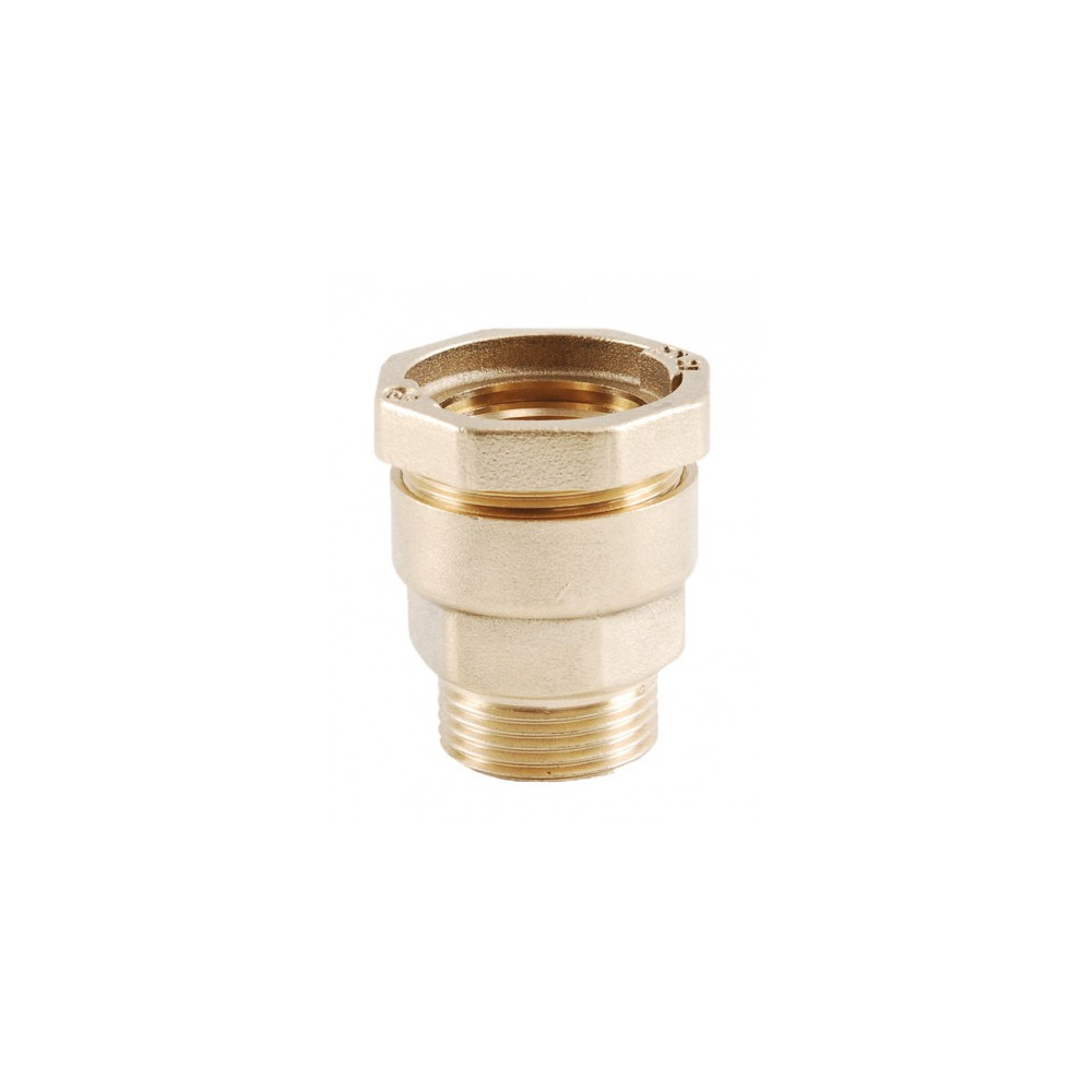 Raccord droit laiton à compression mâle - Ø32 - 3/4"