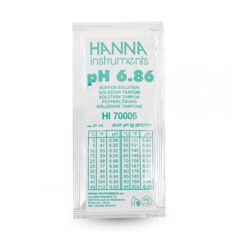Solution tampon pH 6,86 - 25 sachets