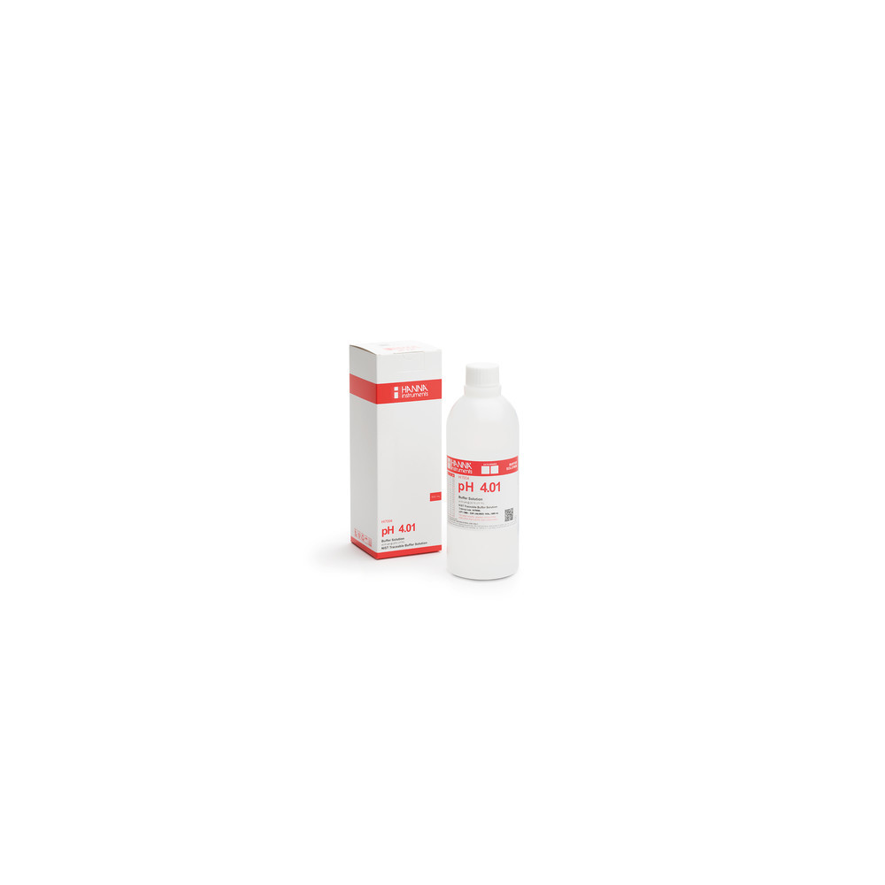 Solution tampon pH 4 - Flacon 500 ml