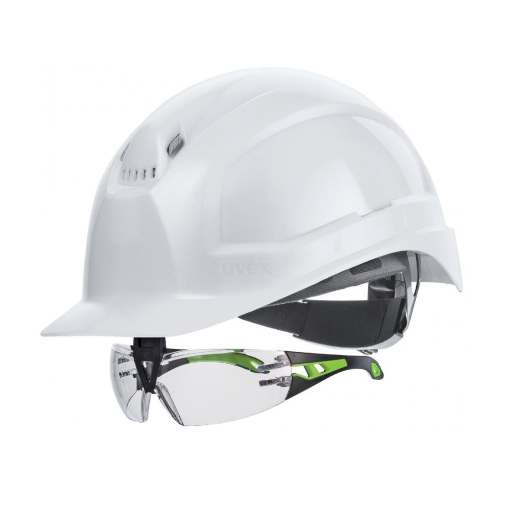 Casque Uvex Pheos IES - avec lunettes