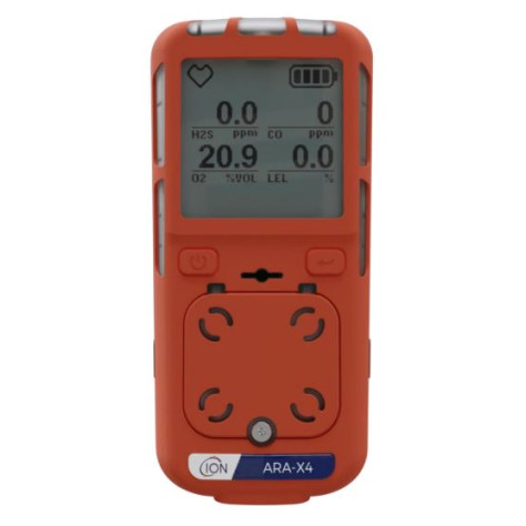 Détecteur multigaz ARA-X4 - CO / H2S / O2 (L) / LEL (CAT)
