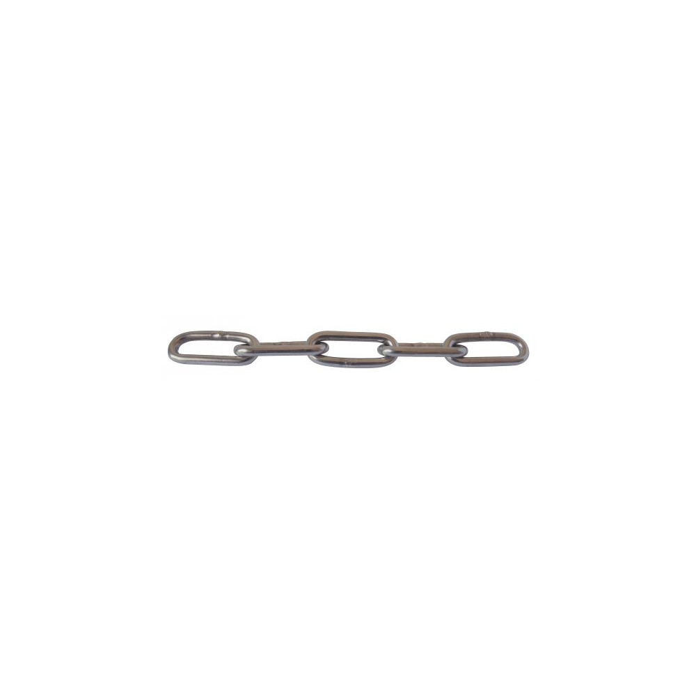 Chaîne inox à maillons longs Ø 3 mm - prix / ml