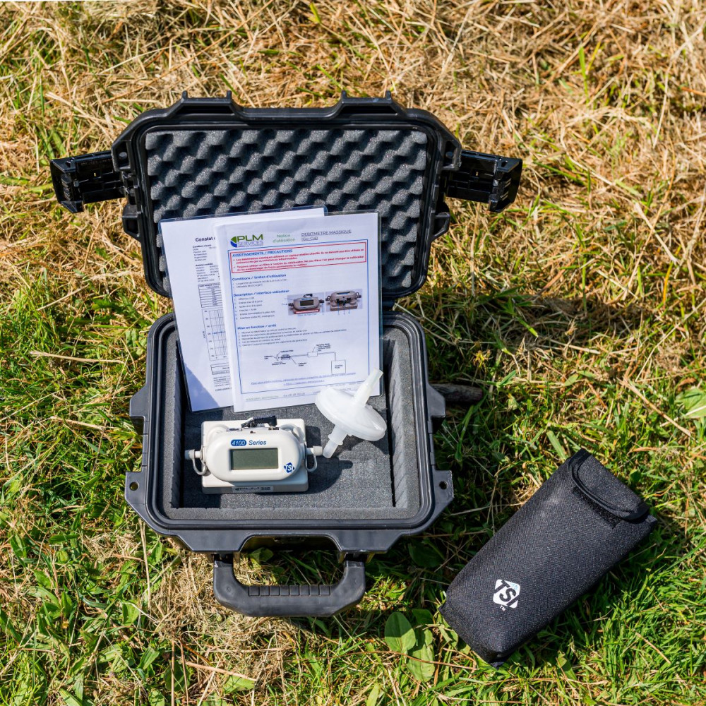 Débitmètre massique Go-Cal pour calibration pompe Gilair