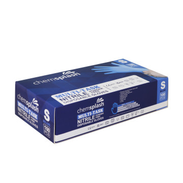 Gants nitrile jetables polyvalents – grade médical et contact alimentaire