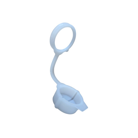 Bouchon de tête rabattable pour tube PEHD Øext 32.2 mm
