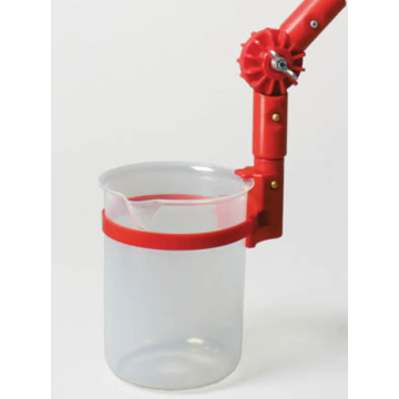 Bécher angulaire pour canne de prélèvement 1000 ml