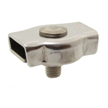 Serre-câble plat inox pour câble Ø 2 mm - Simple