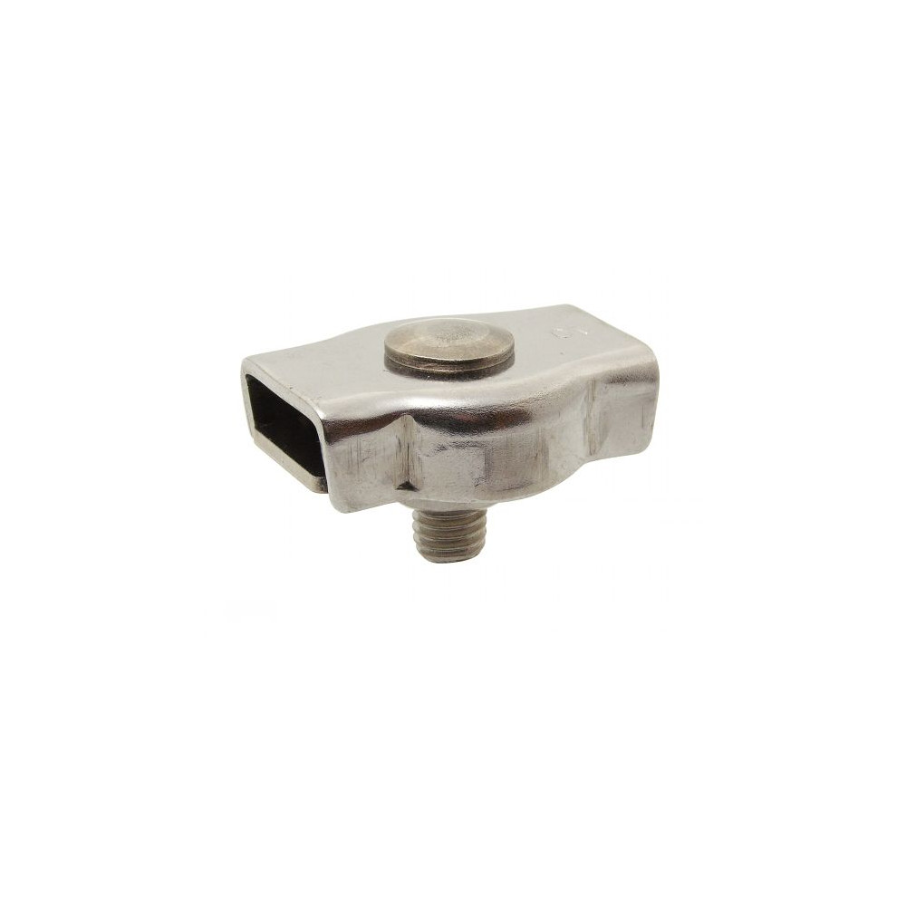 Serre-câble plat inox pour câble Ø 2 mm - Simple