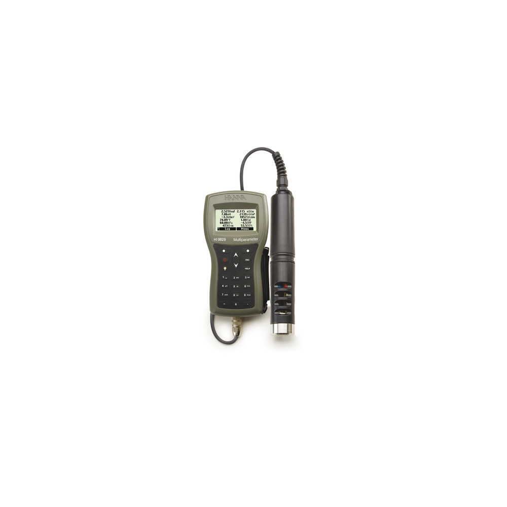 Multiparamètre avec sonde pH/rédox/EC/Turbidité/OD/°C - HI9829-01042