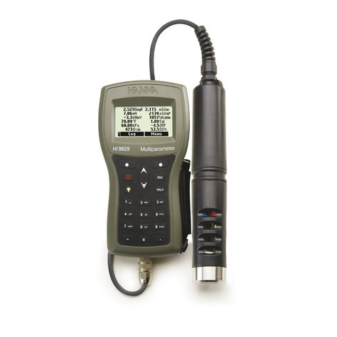 Multiparamètre avec sonde pH/rédox/EC/OD/°C - HI9829-02042 Multiparamètre avec sonde pH/rédox/EC/OD/°C - HI9829-02042