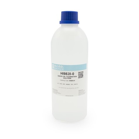 Solution d'étalonnage rapide pour pH, EC et OD - Flacon 500 ml