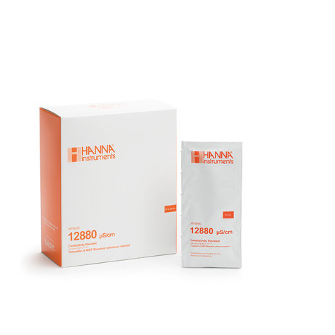 Solution d'étalonnage conductivité 12,88 mS/cm - 25 sachets Solution d'étalonnage conductivité 12,88 mS/cm - 25 sachets