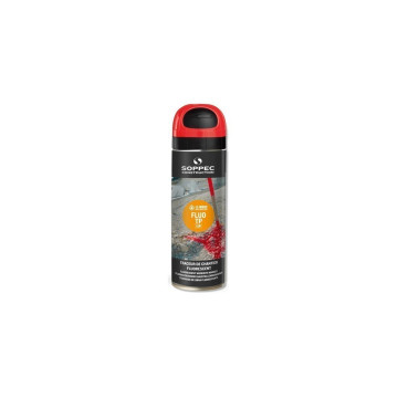 Bombe de peinture de chantier (rouge)