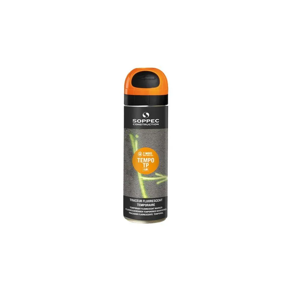 Bombe de peinture de chantier (orange)
